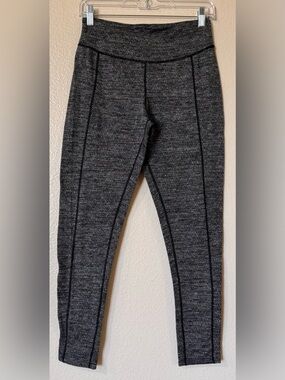 ExOfficio Black & White Geometric Knit Leggings